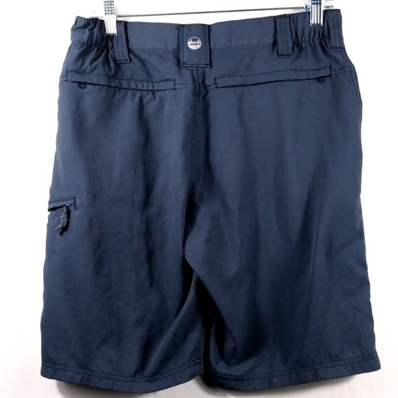 Wrangler Mens 30 ATG Outdoor Shorts Polyester Blue Hiking Cargo Utility Pockets - Picture 10 of 12